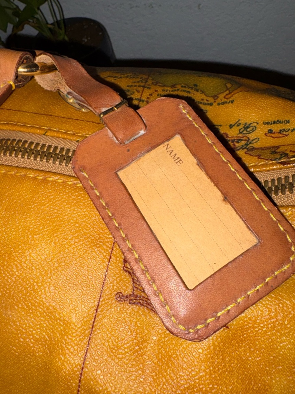 SOLD unlisted - Alviero Martini 1ª Classe Geo Map Travel Duffle & Matching Bag - Picture 4 of 13